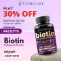 30% Off Biotin Capsules - Coupon Code X422CPYB!