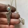 Symbol Meets Strength – Men’s Angel Wing Necklace