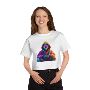 Colorful Street Art Hoodie Graphic Crop Top Trendy Vaporwave