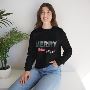 Plaid Merry Christmas Sweatshirt Festive Holiday Pullover