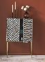 Handcrafted Inlay Bar Cabinet: Where Function Meets Art
