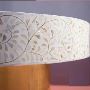 Masterpiece of Elegance a White Scroll Vine MOP Inlay Coffee