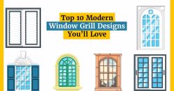 Top 10 Modern Window Grill Designs for a Stylish & Secure Ho