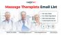 Acquire TargetNXT's Massage Therapists Email List to Multipl