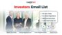 Get Our Targeted Investors Email List to Reach Active leads