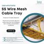 SS Wire Mesh Cable Tray – Ideal for Industrial & Commercial 