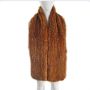 Natural Russian Sable Knitted Scarf
