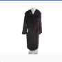 MATARA DYED SHEARED MINK COAT REVERSIBLE TO TAFFETA W/CAPE C