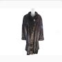 XX DARK RANCH MINK SKIN ON SKIN 7/8 SWING COAT
