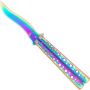 Mutation Warning Balisong Flipper Butterfly Knife