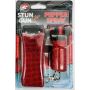 Red Rhinestones Mini Stun Gun and Pepper Spray Combo for Sel