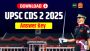 Download UPSC CDS 2 2025 Answer Key – All Sets Available