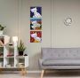 Malasart Cat Painting | Set of 3 Canvas Posters