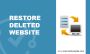 How to restore deleted website? 
