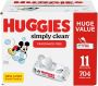Baby Wipes, Unscented, Huggies Simply Clean Fragrance