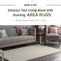 Trendy Area Rugs for Your Living Room Makeover: Mark and Day