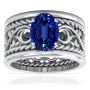 Masculine Elegance: Discover Our Blue Sapphire Rings for Men
