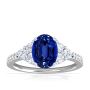 What occasions are peacock sapphire rings appropriate for?