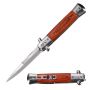 Stiletto Automatic SwitchBlade Knife - Pakkawood Handle