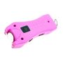 Pink Slim Compact Rechargeable Stun Gun with Led Light