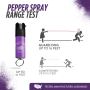Purple Keychain Mini Pepper Spray for Self Defense - Safety 