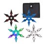 4 PC Set Ninja Throwing Stars Anime Shuriken Knife Blade Six