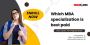 Which MBA specialization is best paid