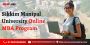 Sikkim Manipal University Online MBA Program