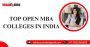 Top open mba colleges in india