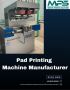 Advanced Pad Printing Machine Manufacturers in Delhi