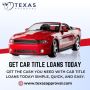 Car Title Loans & Personal Loans Without Car Title in Texas 