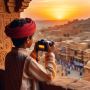 Sunset views from Nahargarh Fort wall