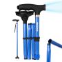 Mexple Walking Sticks for Seniors – Foldable & Four-Leg Opti