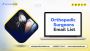 Buy Orthopedic Surgeons Email List from Avention Media