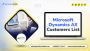 Maximize ROI with our Microsoft Dynamics AX Customers List!