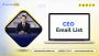 Need CEO contacts? Get Avention Media’s CEO Email List