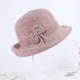 Woven Sun Hat with Bow Detail