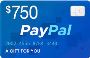 Grab A win paypal gift card$750