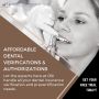 Outsource Dental Insurance Verification and Save up to 40%