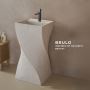 Brulo Standing Wash Basin: A Perfect Blend of Nature-Inspire