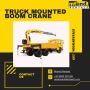 Truck Mounted Boom Crane on Rent – Reliable & Efficient 