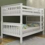 Bounty Quad Bunk Bed Set - White (Bunk & Mattress x2)
