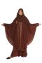 Buy Modest City Self Design Brown Broach Nida Abaya or Burqa