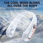 Stay Cool in Style! 2025 Halterneck USB Mini Bladeless Fan –