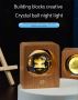 3D Crystal Ball LED Night Light – USB & Dimmable