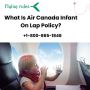What Is Air Canada Infant On Lap Policy?