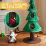 Cat Friendly Christmas Tree Indoor Cat Condo & Play Tower 