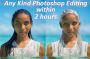 I will do any kind of photoshop editing within 2 hours I will do any kind of photoshop editing within 2 hours