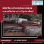glass stair railing in Hyderabad-Sun Railing Hyderabad