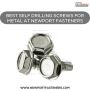 Shop Best Self Drilling Screws for Metal at Newport Fastener
